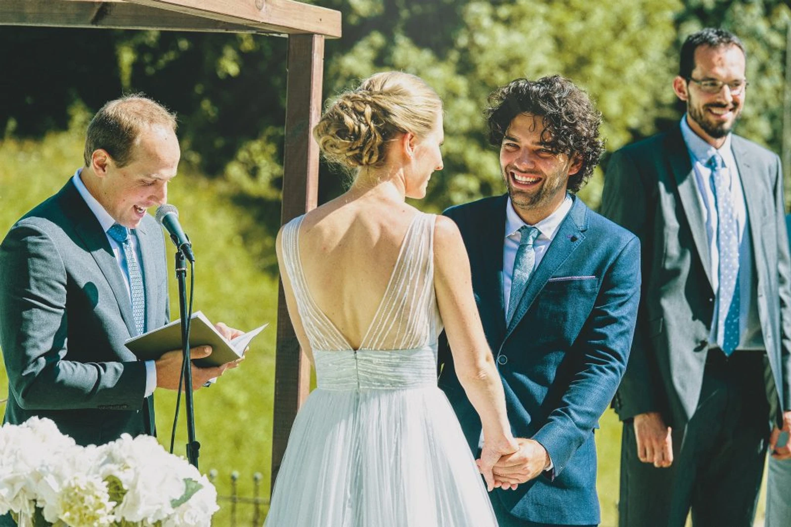Reportage de mariage, moment d'émotion