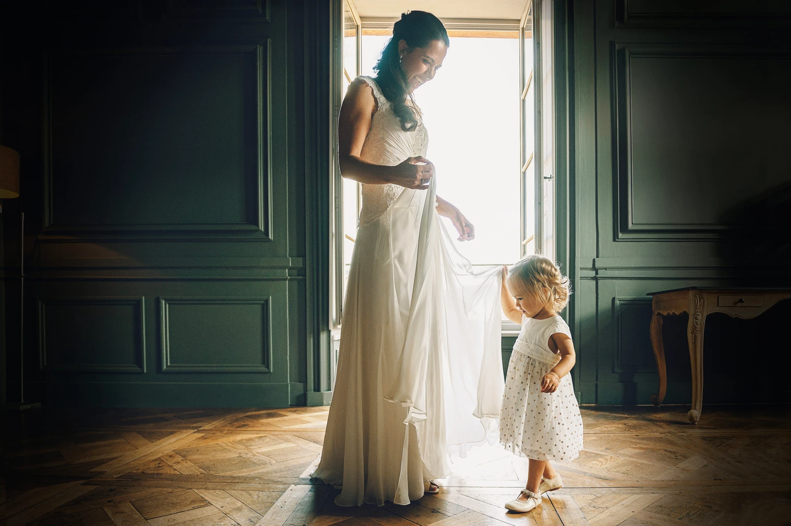 Photo après retouche professionnelle