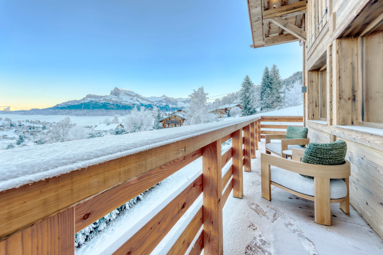 Chalet Arkland à Megève, photographie d'architecture par Miloud Bouhidel