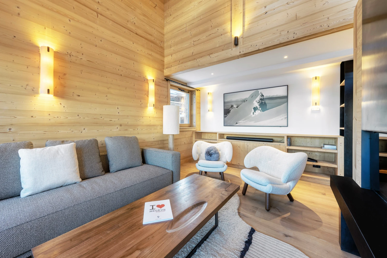 Chalet Arkland à Megève, photographie d'architecture par Miloud Bouhidel