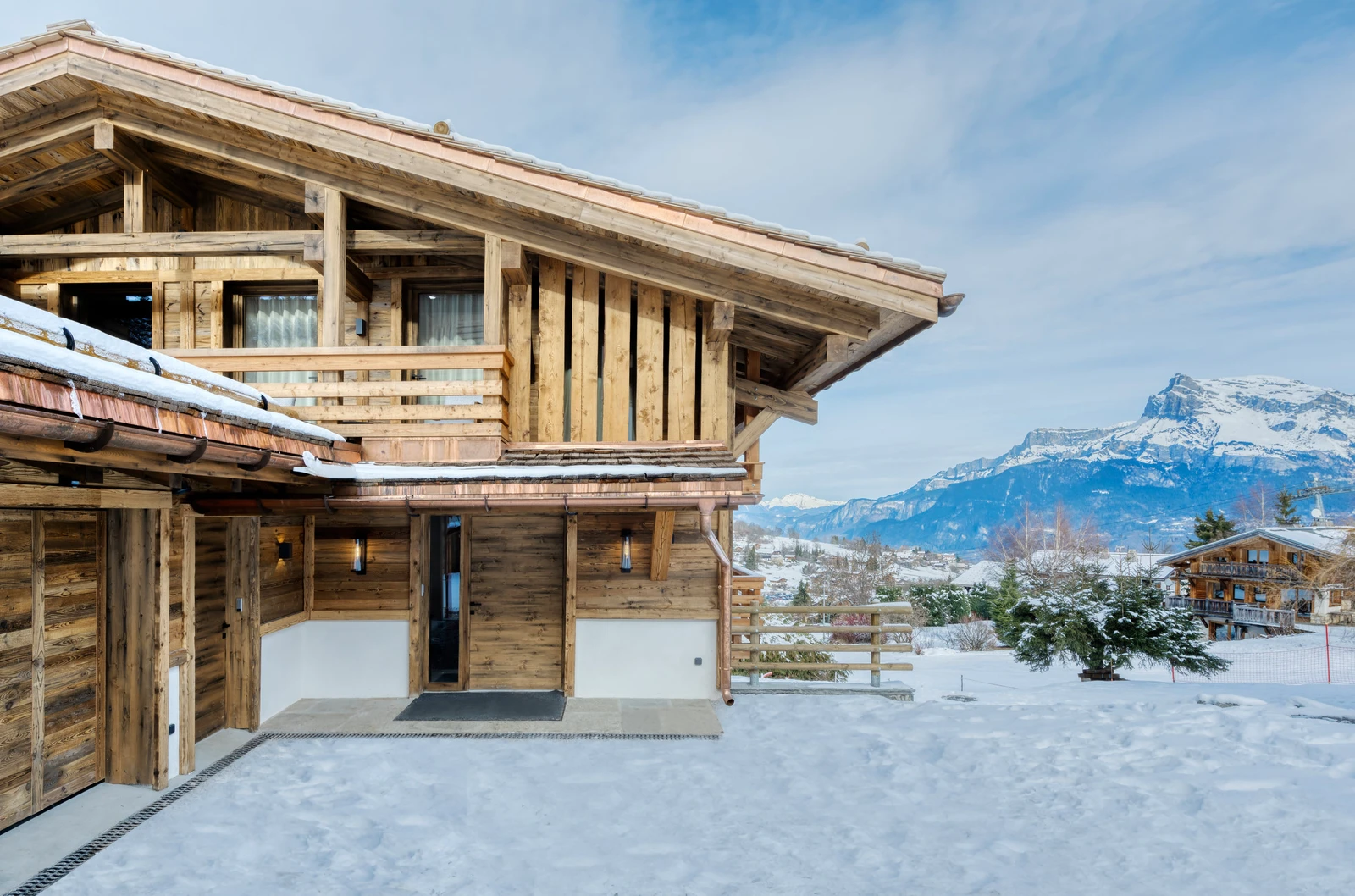 Chalet Arkland à Megève, photographie d'architecture par Miloud Bouhidel